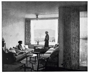 Interiér dvojdomu Josefa Franka ve Weissenhofsiedlung, 1927