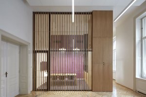 Nové kanceláře společnosti AON v neobarokní budově u Václavského náměstí v Praze navrhli architekti z PROGRESS ATELIER