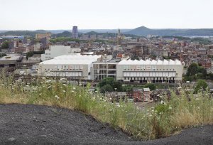 Transformace Výstavního paláce v Charleroi CHAPEX (Transformace Výstavního paláce v Charleroi CHAPEX; AgwA a architecten jan de vylder inge vinck)