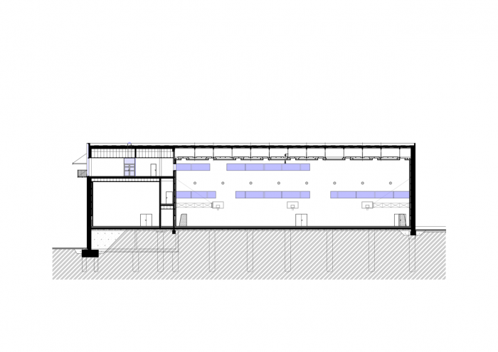 atelier-r, Aplikační centrum BALUO, řez D – foto