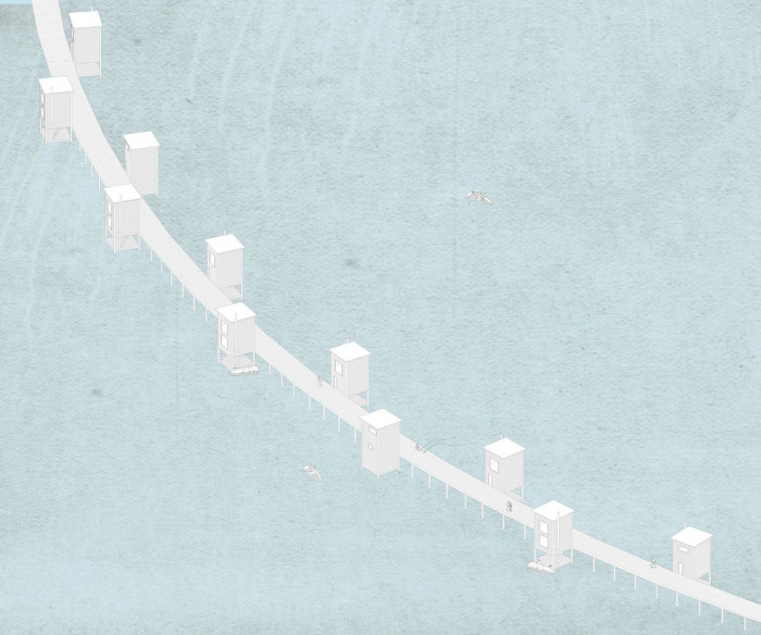 Vu Dinh Quang, Daniela Míková a Ondřej Novák, Malá architektura pro Velký rybník, ubytovací budky - foto