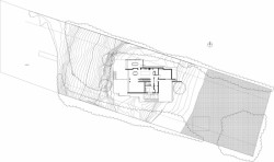 Víkendový dům z prefabrikovaných modulů, Figurr Architects Colective, situace