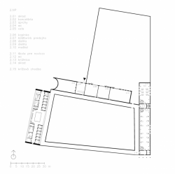 Patrik Kovaľ, Kláštor v Zdislave, půdorys 2. NP - foto