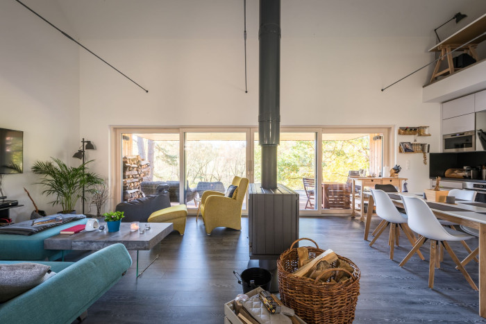 Dřevostavba v severském stylu, Česká Kanada, arch. návrh Labor 13, generální dodavatel VESPER HOMES