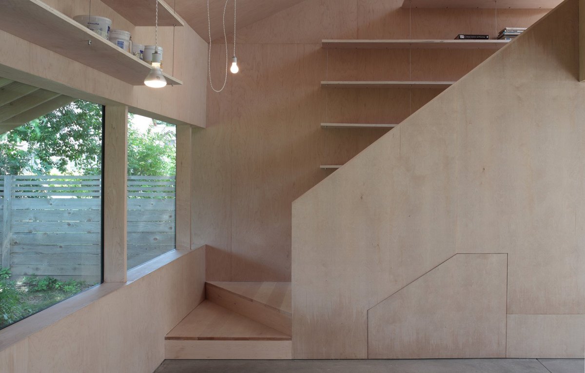 Ateliér, dílna a skleník v jednom v Buffalu od architektonického studia Davidson Rafailidis
