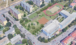 Školka Červený vrch v Praze od studia re:architekti, 1. místo ve veřejné architektonické soutěži, nadhled.