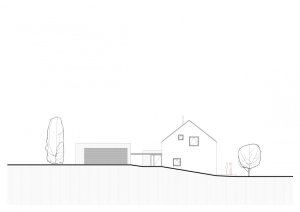 Rodinný dům na Brněnsku, FRIS architekti, pohled severní