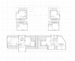 gutgut, JRKVC, DUN / Bytový dom na Dunajskej, půdorys 6. NP – foto