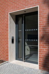 Hlavní vstup (Rezidence Starý pivovar v Brně-Králově Poli, Atelier RAW)