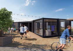 KAM, Modulární čekárna, Brno - vizualizace