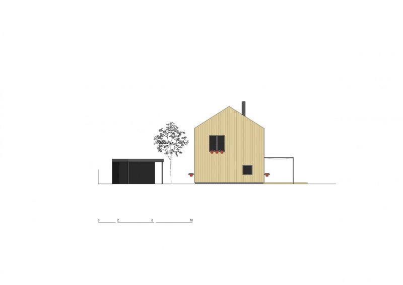 Rodinný dům v Letech, Mimosa architekti, pohled