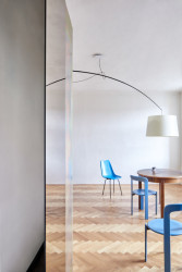 Rekonstrukce bytu v Praze-Nuslích, studio Collarch: Studio Collarch v bytě zachovalo také některé původní prvky