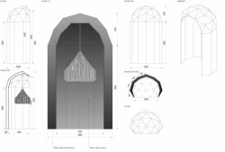 Studio pha, Lasvit VIA LUCIS, výstavní stánek, konstrukční výkresy – foto