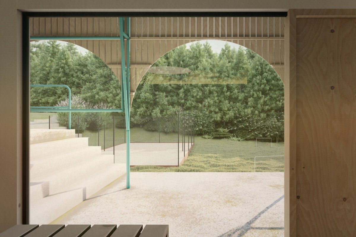 Lesní Koupaliště, Mjölk architekti, vizualizace