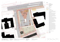 Koordinační situace (Parkovací dům v Ostravě, PROJEKTSTUDIO EUCZ)
