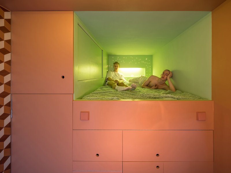 Miniaturní a komfortní. Byt Cabanon v Rotterdamu 