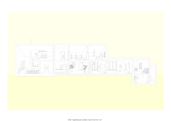 Axonometrie (Rodinný dům s ateliérem, Helga Blocksdorf Architektur)