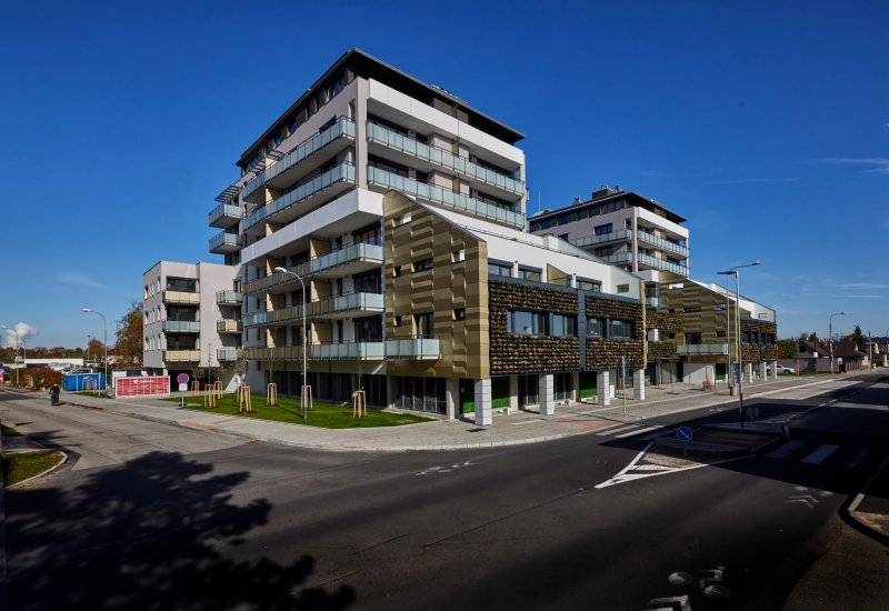 Brůha & Krampera architekti navrhli energeticky nenáročný bytový dům v Českých Budějovicích