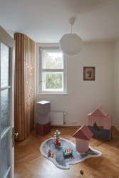 Samostatný dětský pokoj (Byt ve vile v Praze-Malvazinkách, Kateřina Hodková)