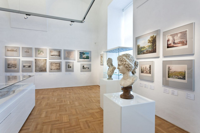 Architekti DRNH, NCZK, Arcibiskupský zámek v Kroměříži, Kabinet zahradní kultury, expozice v 2. NP – foto