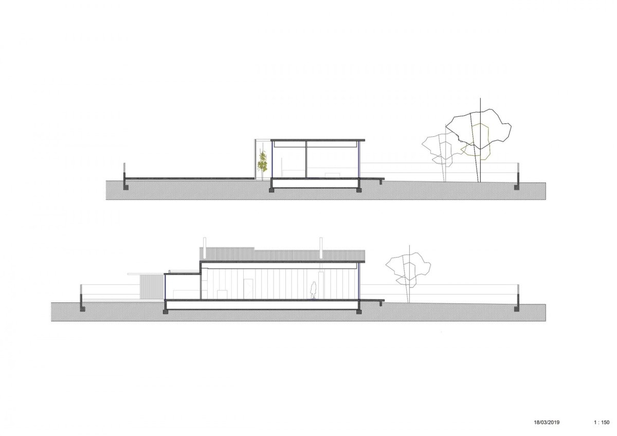 Rodinný dům Vivienda en Elche ve Špandělsku, Estudio Arn Arquitectos, pohled sever