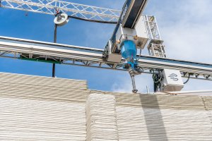 Speciální beton pro 3D tisk betonových staveb. Vyvinul ho výzkumný tým společnosti Heidelberg Materials