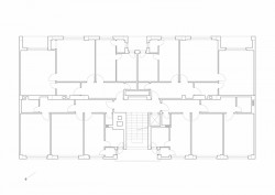 Bytový dům Račianska, GutGut, půdorys původní stav