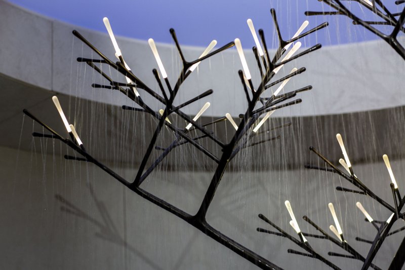 Aqua Tree jako součást nové kolekce GROHE SPA, představené na Milan Design Weeku.