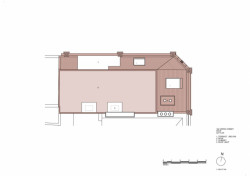 168 Upper Street, půdorys střechy, Amin Taha + Groupwork