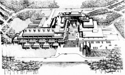 Výkresy budovy Paula Rudolpha