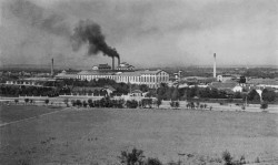 Obr. 1: Areál cukrovaru v Gorne Orjachovici ve 30. letech 20. století, dobový pohled.