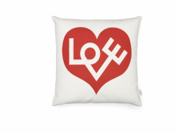 Graphic Print Pillow International Love Heart, Alexander Girard.
