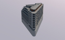 Polyfunkční dům Harfa Design Residence, výstupy z programu Allplan