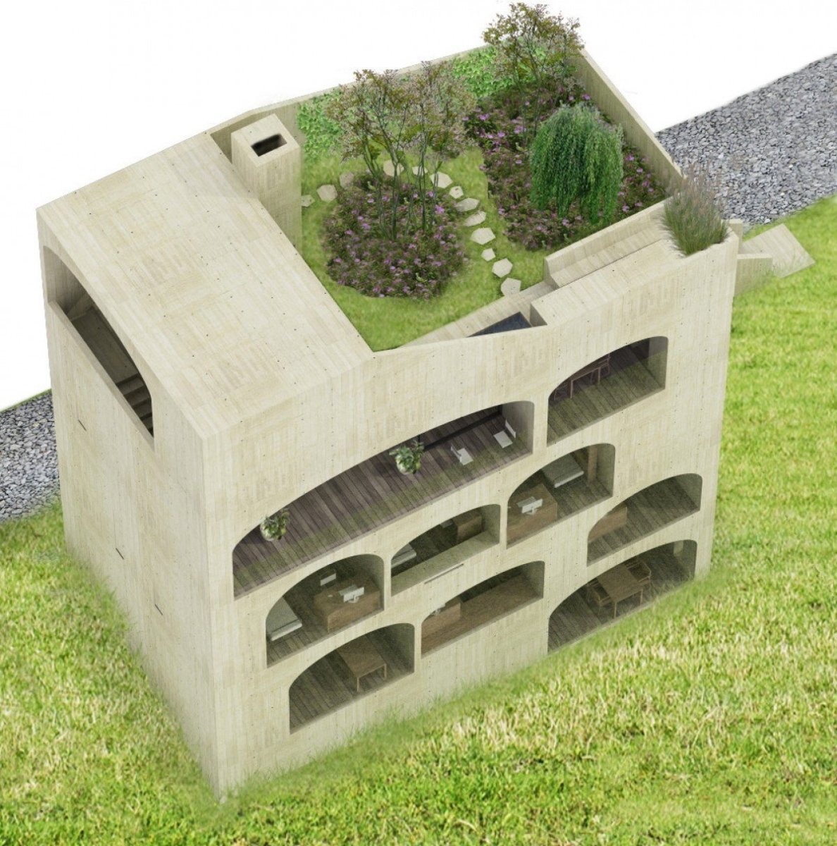 Dům s klenbami, Šépka architekti,