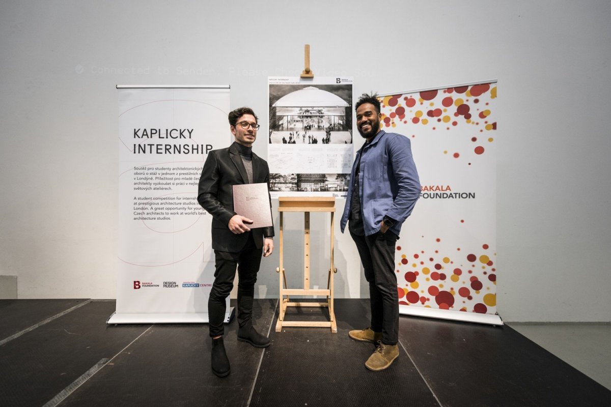 Petr Kousal a Glenn DeRoche z Adjaye Associates