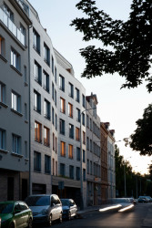 Bytový dům Sámova, Znamení čtyř - architekti