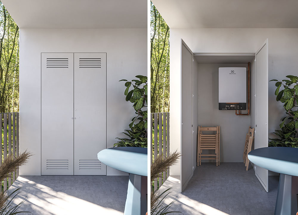ECLISSE Syntesis Areo pro exteriéry - otevřené a zavřené (ECLISSE Syntesis Areo)