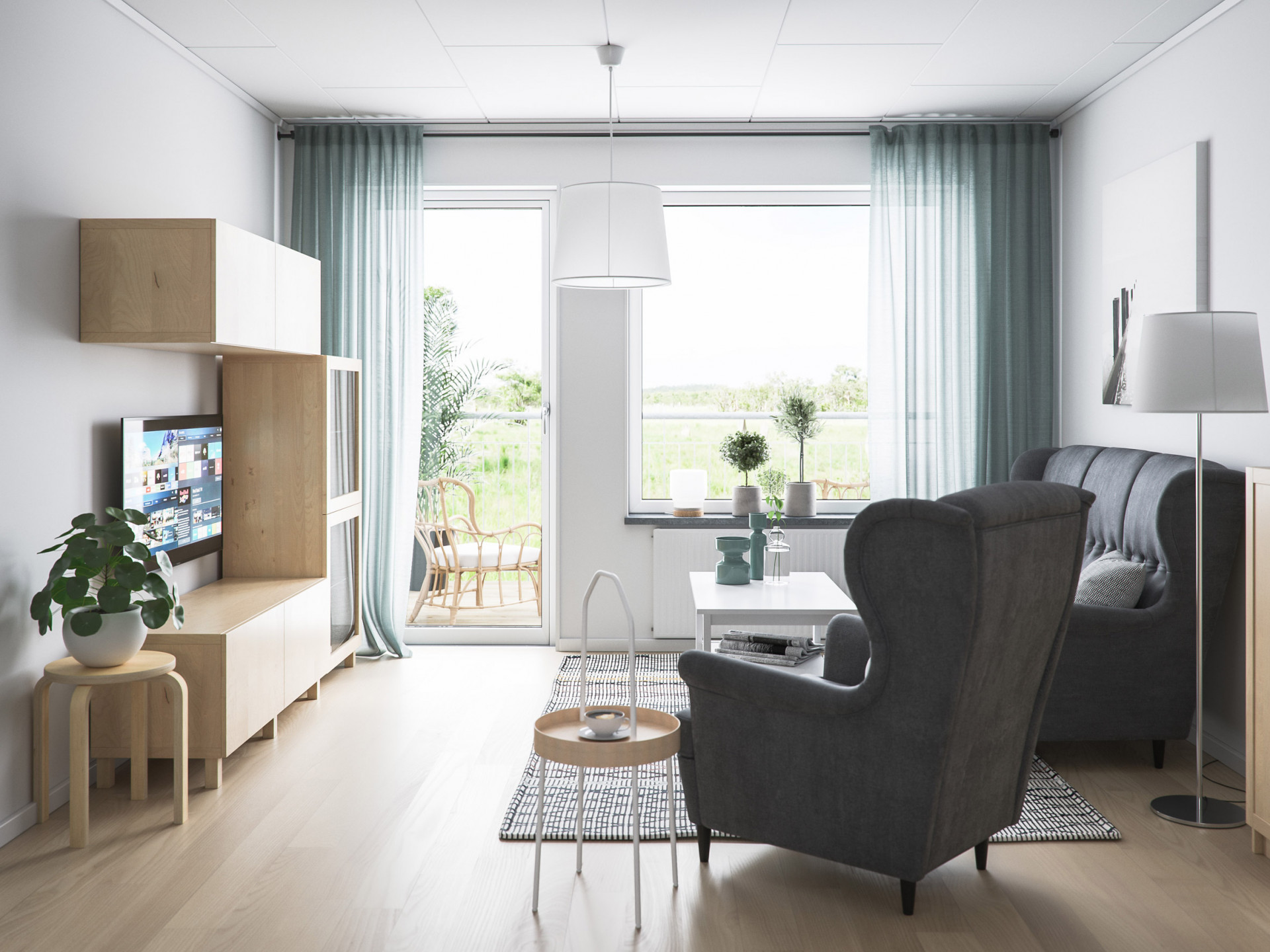 Modulární domy pro seniory a lidi trpící demencí, interiér, SilviaBo, zdroj : Dezeen