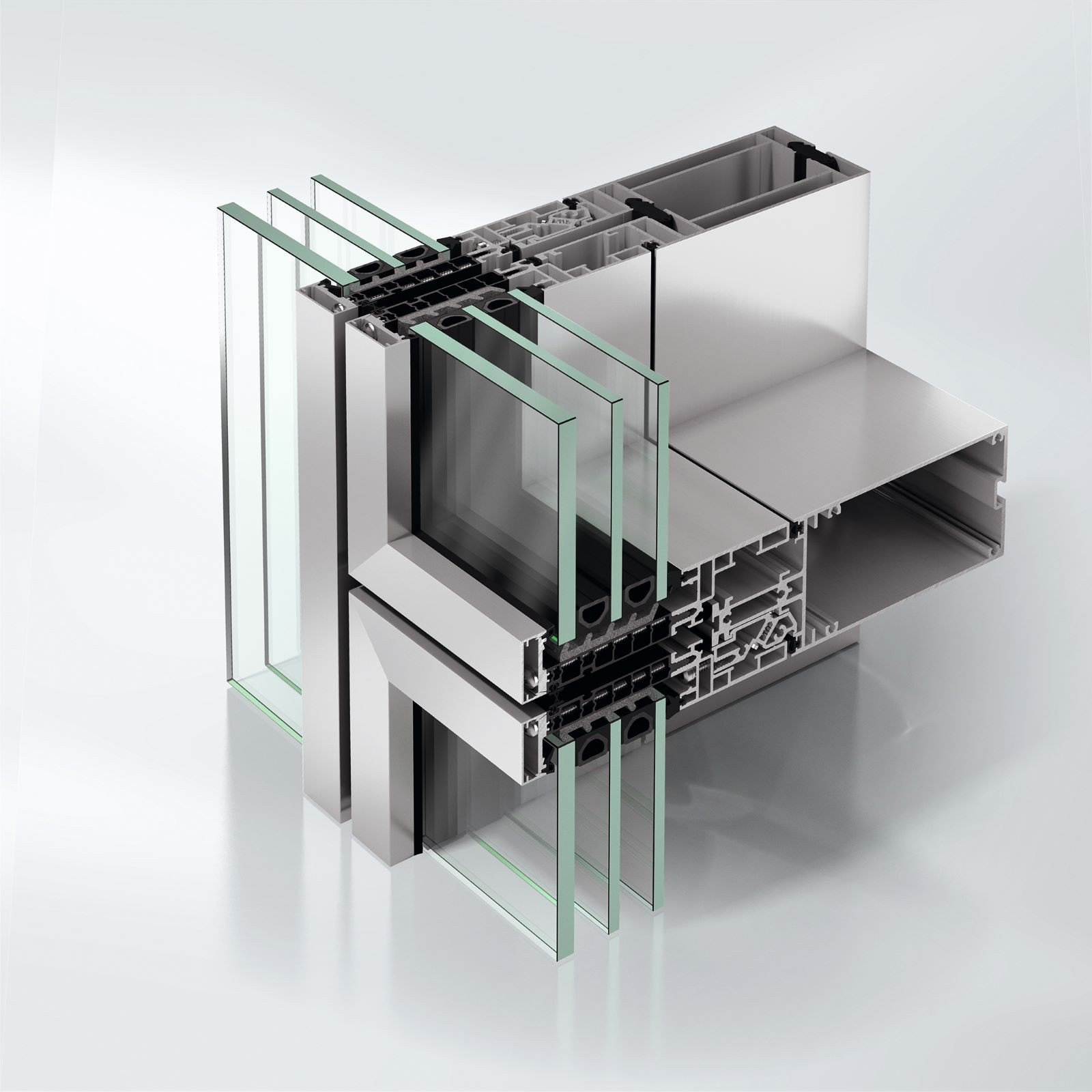 Systémová platforma fasád Schüco UDC 80.