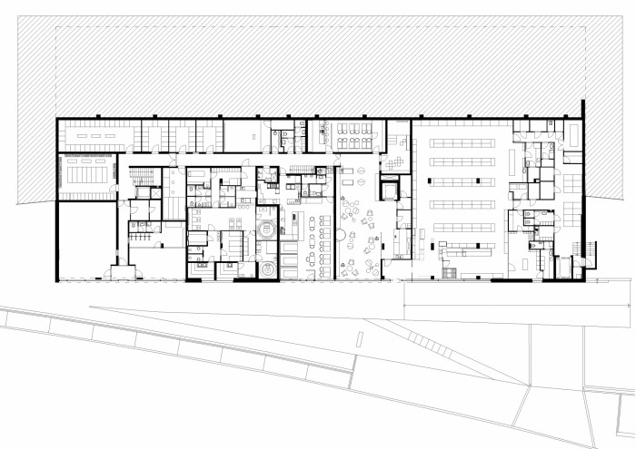 Aparthotel Sv. Vavřinec v Peci pod Sněžkou, ov-a/Jiří Opočenský, Štěpán Valouch, půdorys 3PP
