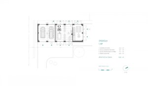 Usedlost na Vysočině, 3K Architects / Roman Kučírek, Jan Komárek, stodola 1NP