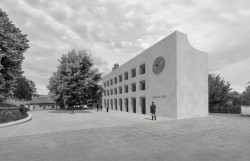 Nové sídlo Obecního úřadu v Hovorčovicích - odměna, TŘI.ČTRNÁCT architekti , DOXA, vizualizace