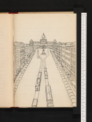 Václavské náměstí z rodinného archívu Sancta familia okolo roku 1938.