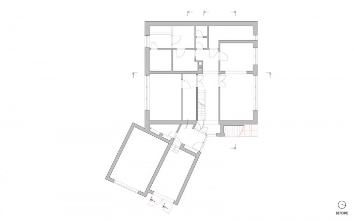 Rekonstrukce okálu, 1 pp, Pavlíček+Hulín architekti