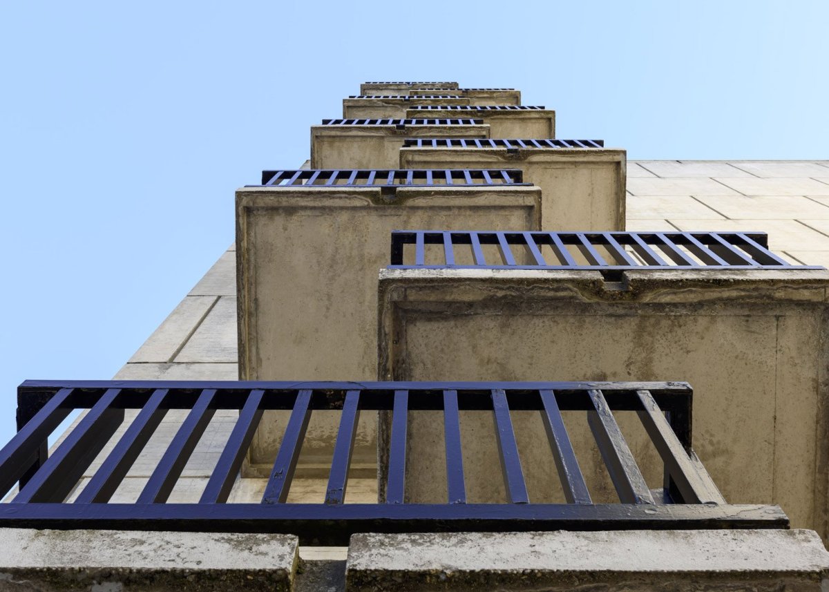 Brutalistní lyžařský rezort Flaine ve Francii, Marcel Breuer