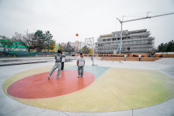 Zrenovované hřiště v Bratislavě od U/U Studia