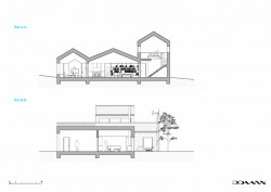 Letní sídlo, DDAANN/ Daniel Rohan, Daniel Baudis, řez