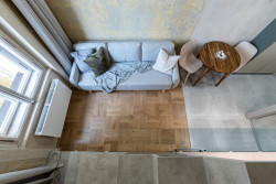 Vršovická dvojčata, Studio Reaktor: Na velmi malém prostoru se podařilo vytvořit větší obývací prostor, než by se dalo čekat