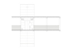 Lávka v Litomyšli od EHL & KOUMAR ARCHITEKTI: Detail podélný řez