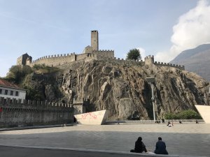Hrad Castelgrande, Aurelio Galfetti, Švýcarsko, 1981-2000.